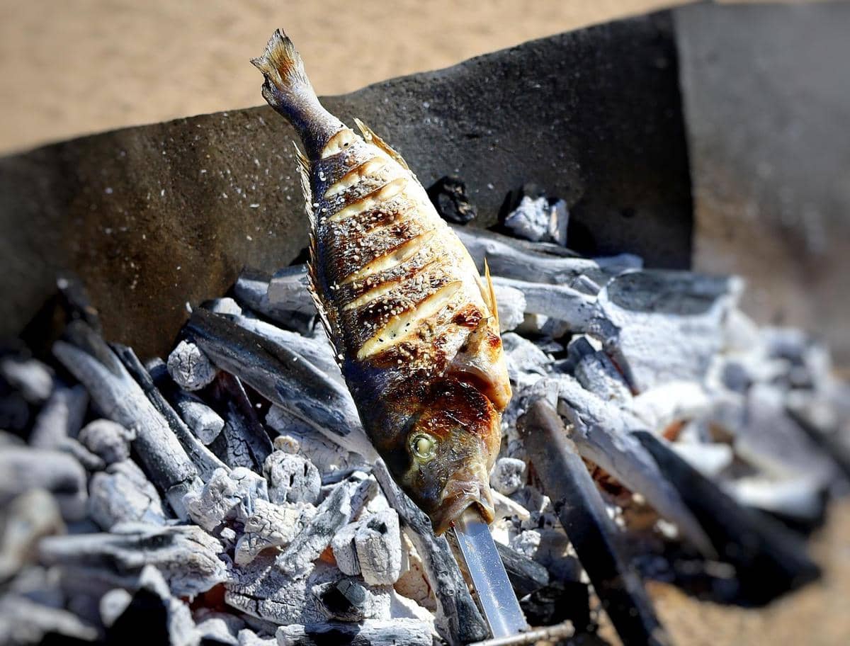 Potret ikan bakar