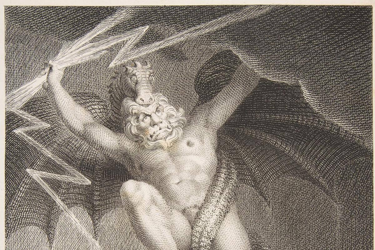 Zeus melawan Typhon