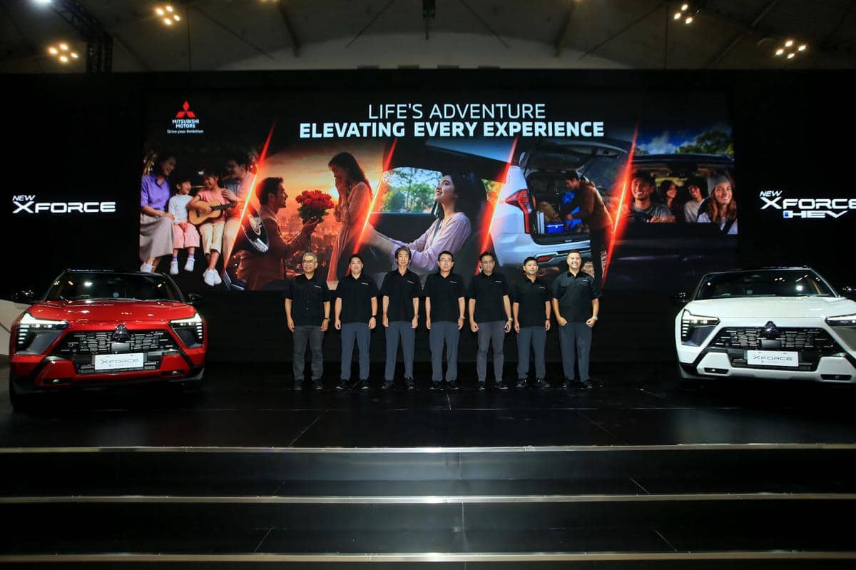 Mitsubishi Xforce menjadi sorotan utama di stan Mitsubishi Motors dalam pameran otomotif GIIAS 2025.