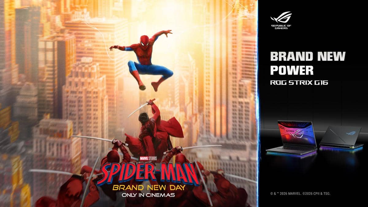 ASUS ROG Gandeng Spider-Man Brand New Day, Intip Kolaborasinya!