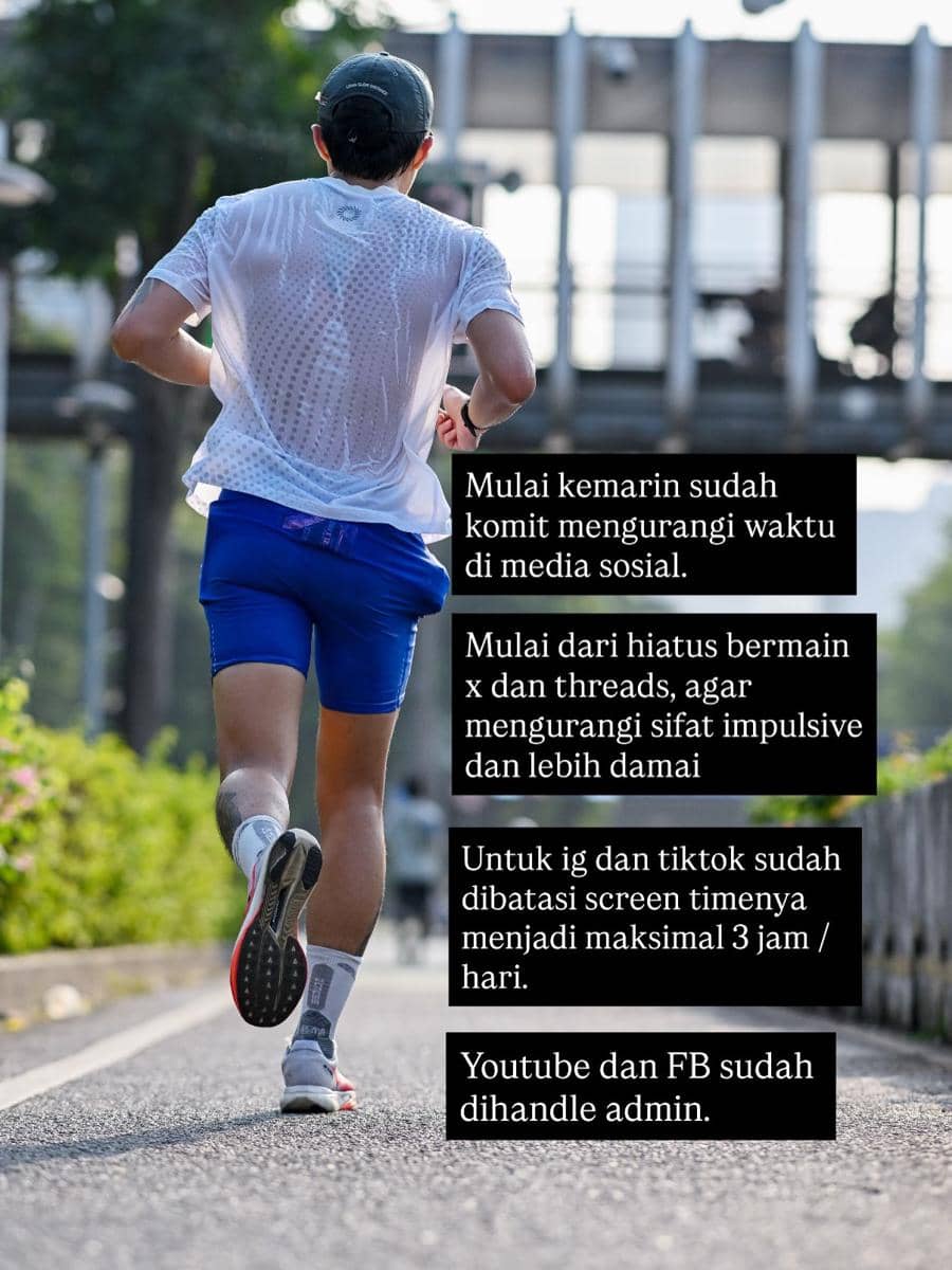 Potret dr. Tirta terkait keputusannya untuk hiatus dari media sosial, sebagaimana diunggah melalui akun Instagram @dr.tirta.