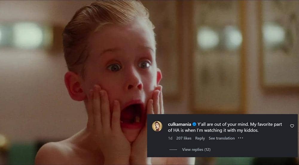 Potret Macaulay Culkin sebagai Kevin McCallister dalam film Home Alone, dalam materi produksi Disney+.