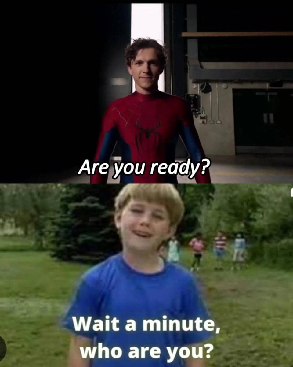 Meme bertuliskan reaksi penonton terhadap film Spider-Man: Brand New Day, dibagikan akun The Marvelous MCU.
