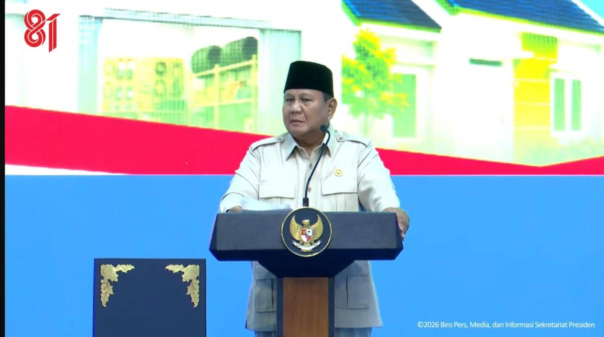 Prabowo Resmikan Akad Massal Rumah Subsidi se-Indonesia di Batang