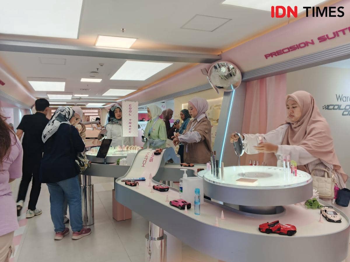 Event Wardah Colour Circuit yang digelar di Nirmana, Falatehan, Blok M, Jakarta Selatan