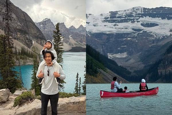 7 Potret Nikita Willy dan Indra Liburan di Kanada 2026, Piknik di Danau