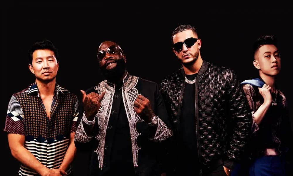 Simu Liu, DJ Snake, Rick Ross, dan Rich Brian tampil bersama dalam dokumentasi yang dirilis oleh Interscope Records.
