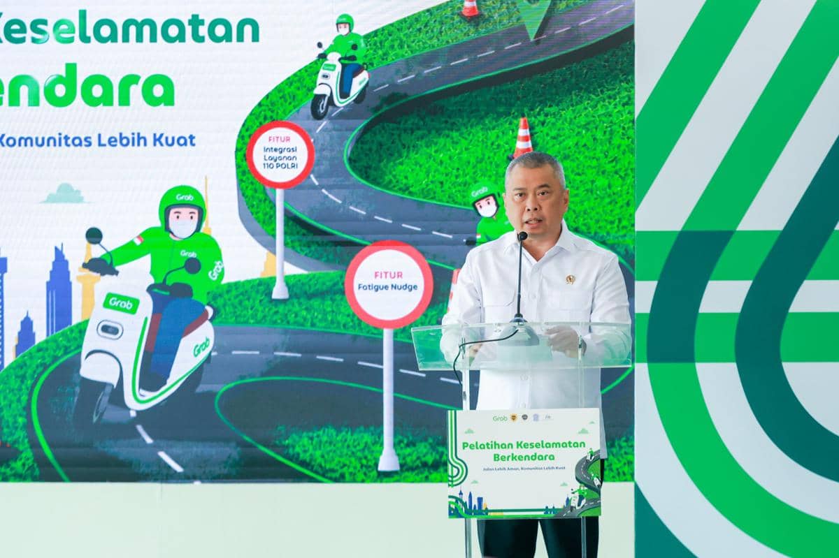 Grab, Kemenhub, dan AISI Latih 1.052 Mitra Pengemudi Berkendara Aman