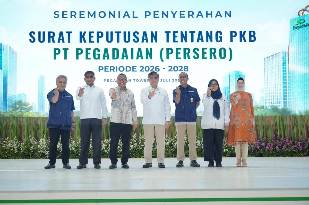 Pegadaian Resmi Terima SK PKB 2026–2028 dari Kemenaker RI