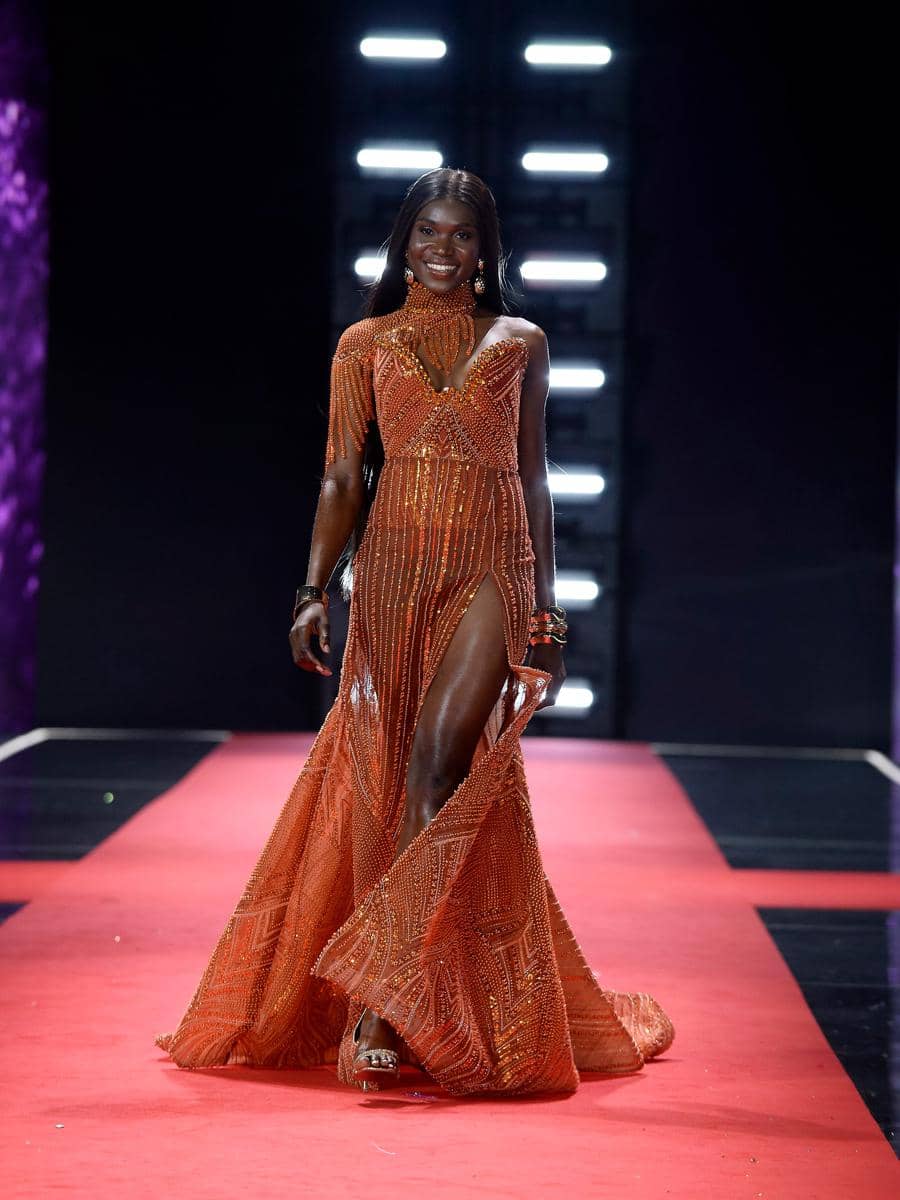 evening gown Miss Zambia di Preliminary Miss Supranational 2026