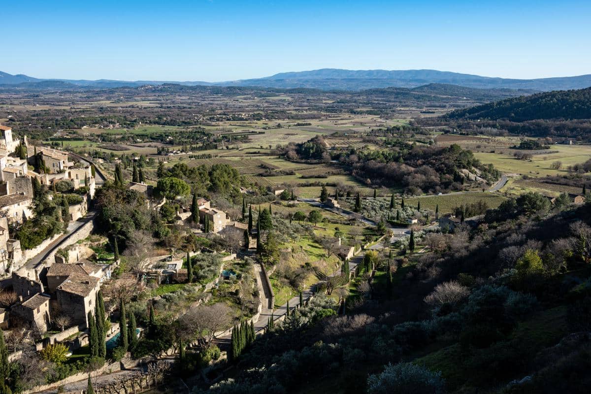 Pemandangan di Desa Gordes.