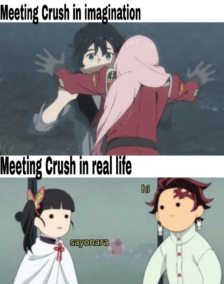 meme anime tentang otak buntu