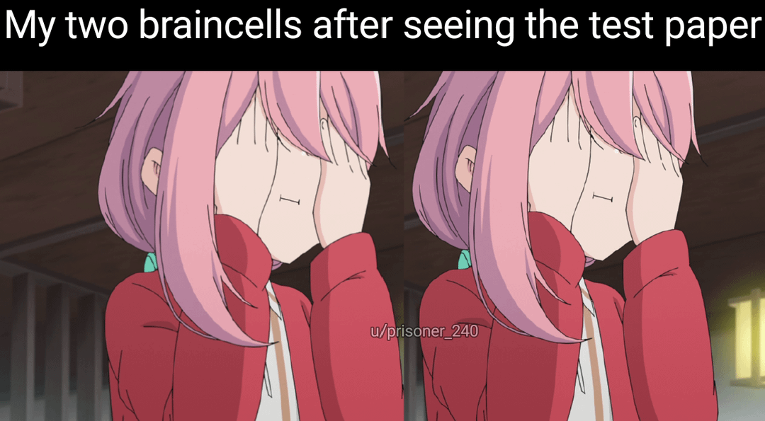 8 Meme Anime tentang Otak Buntu, Ketemu Soal Matematika