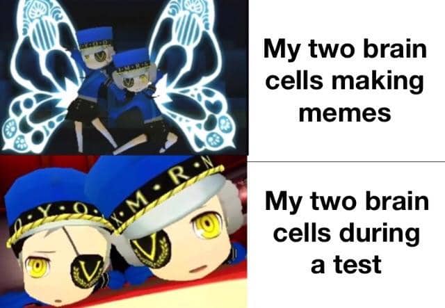 meme anime tentang otak buntu