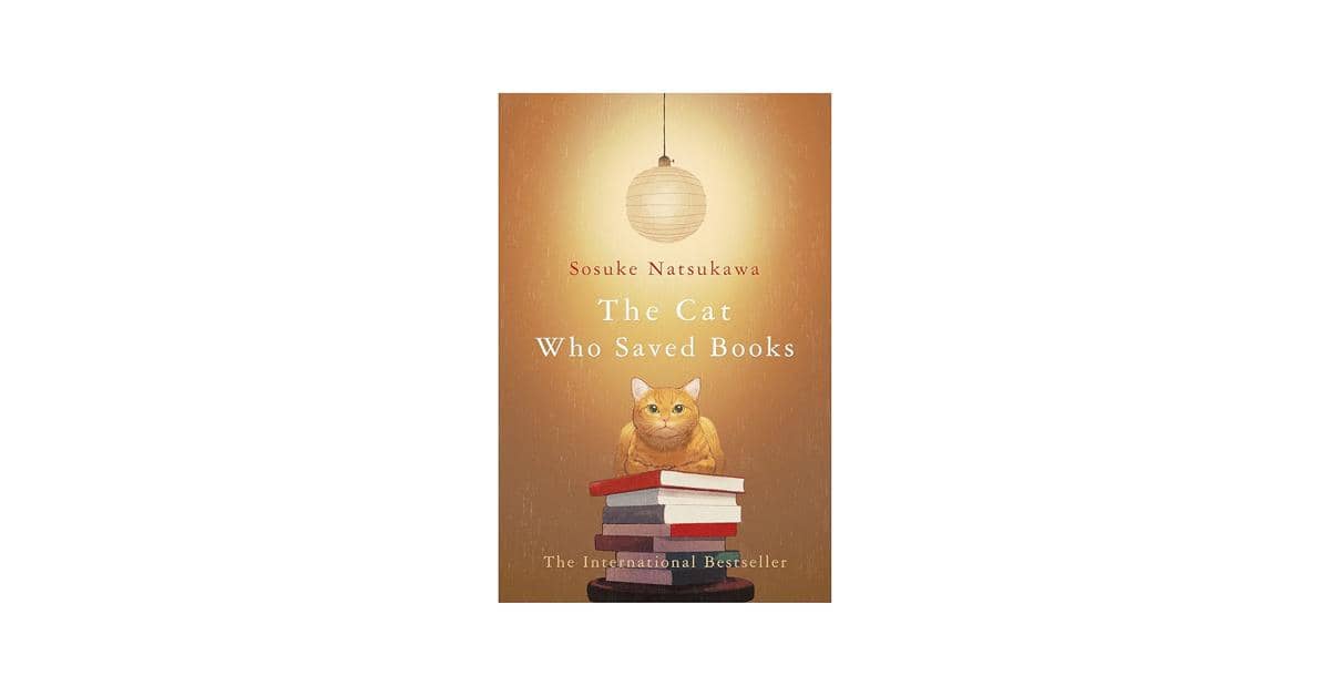 cover buku The Cat Who Saved Books karya Sosuke Natsukawa