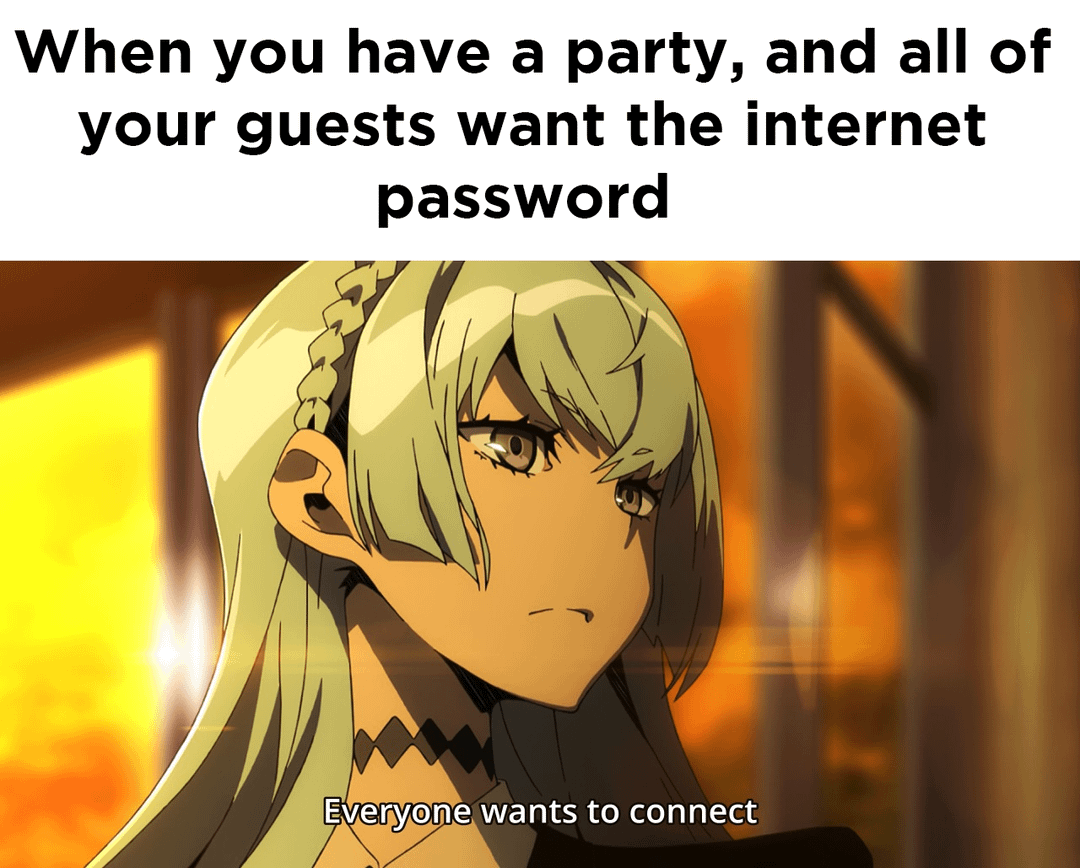 meme anime tentang tamu