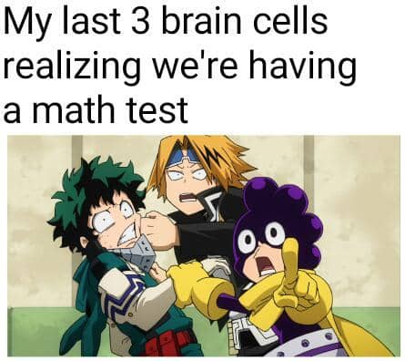 meme anime tentang otak buntu