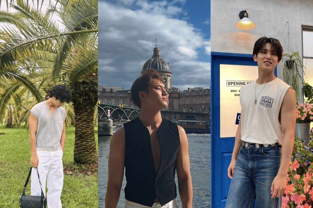 8 Ide Mix and Match Outfit Sleeveless Ala Mingyu Seventeen. Edgy Look!