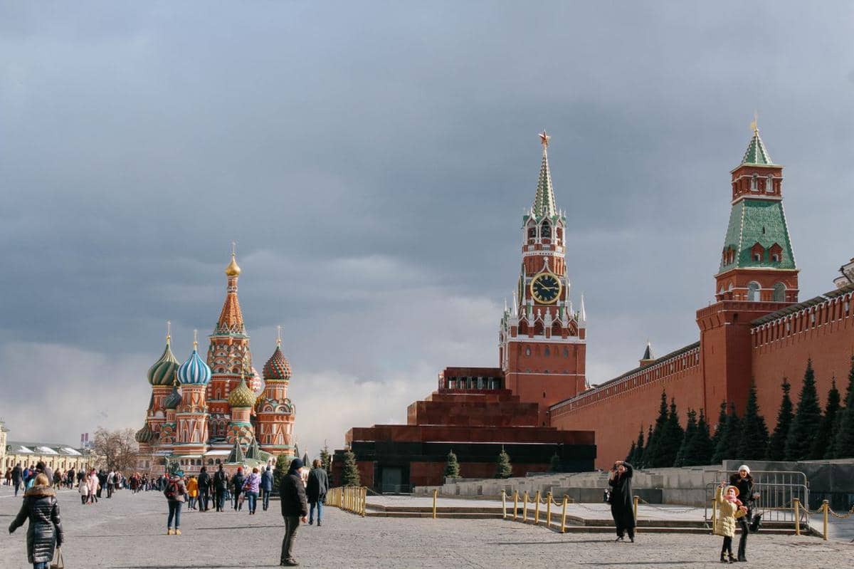 Katedral St. Basil, Moskow, Rusia.