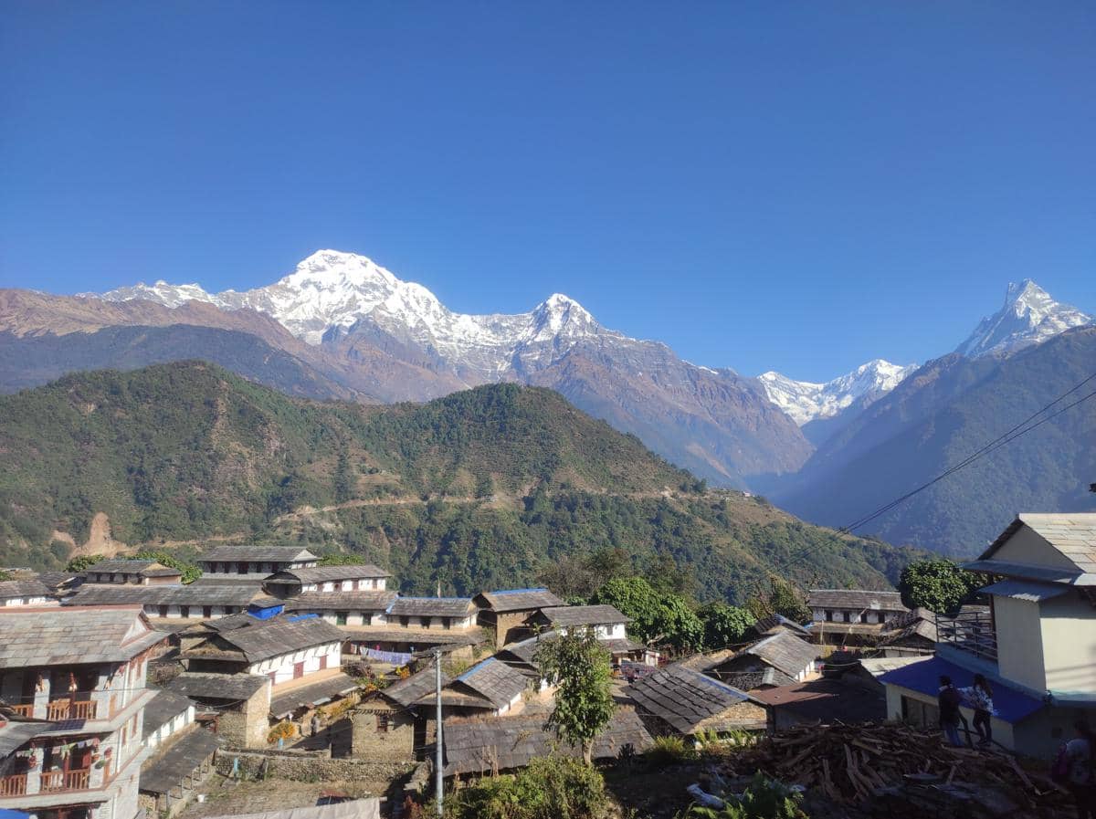 Ghandruk, desa yang menawarkan panorama Himalaya yang indah
