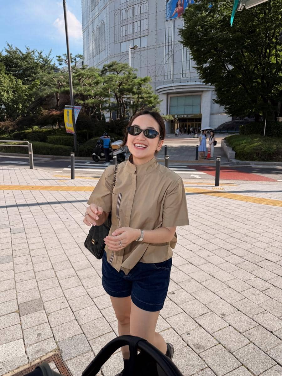 Keluarga Ibnu Wardani liburan di Korea Selatan
