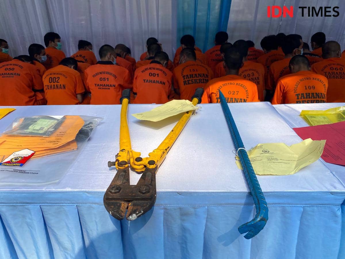 Operasi Berantas Jaya Tangkap 729 Tersangka Kejahatan Jalanan