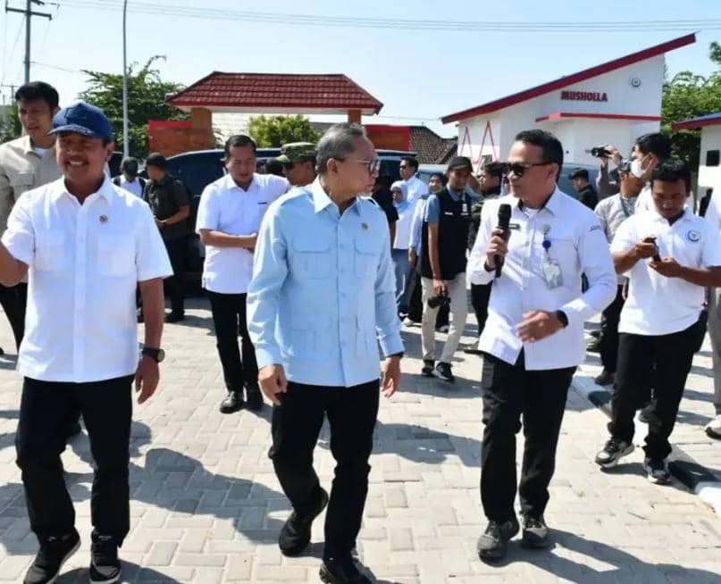 Tiga Menteri Tinjau Kampung Nelayan Merah Putih di Jerowaru