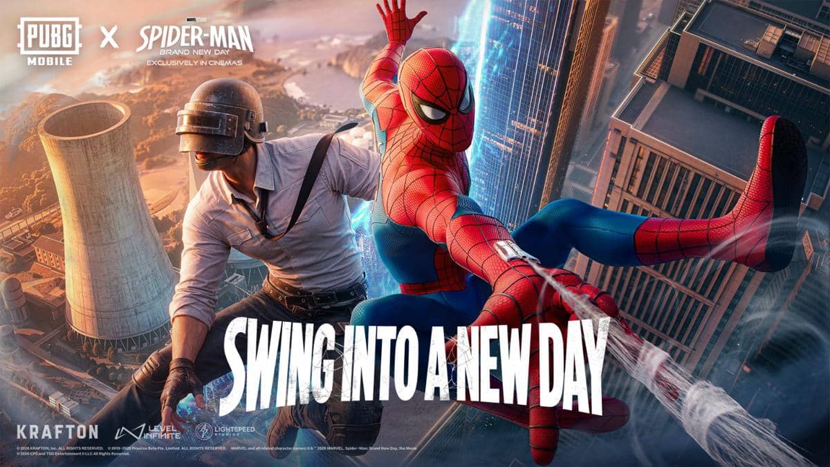 PUBG MOBILE Berkolaborasi dengan Spider-Man Brand New Day!