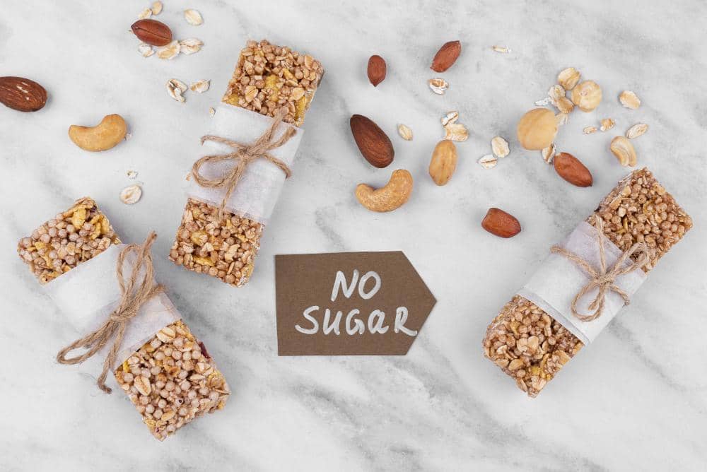 Potret snack bar oat buah dan kacang