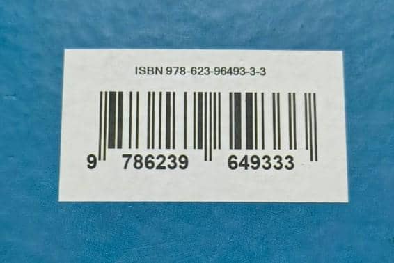 ilustrasi ISBN buku