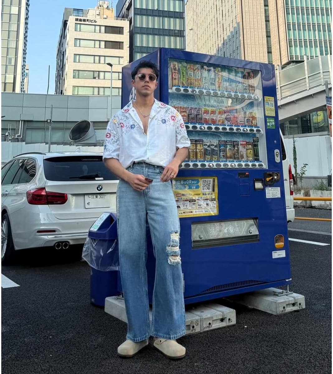 Potret Nine Naphat mengenakan busana bergaya OOTD dalam unggahan akun Instagram @naphat_nine.