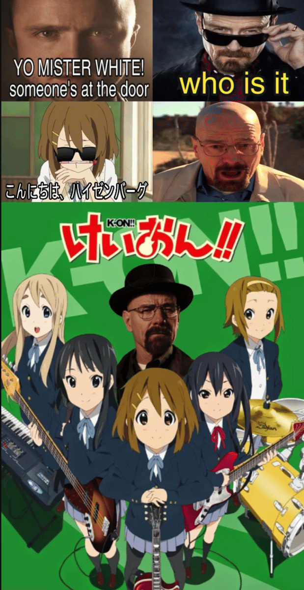 meme anime tentang band