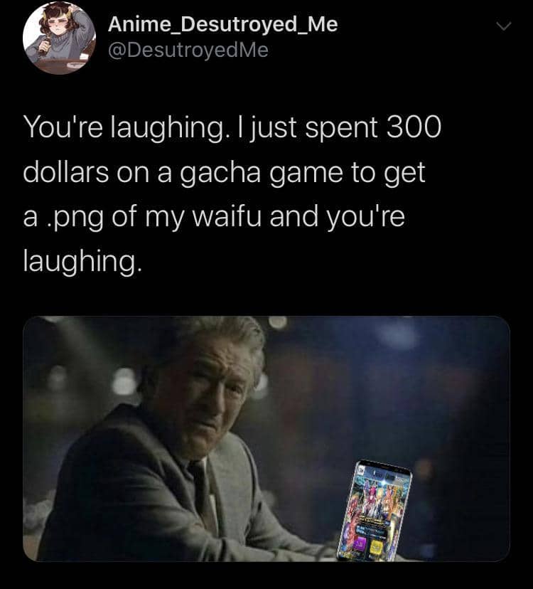 meme anime tentang ketawa jahat