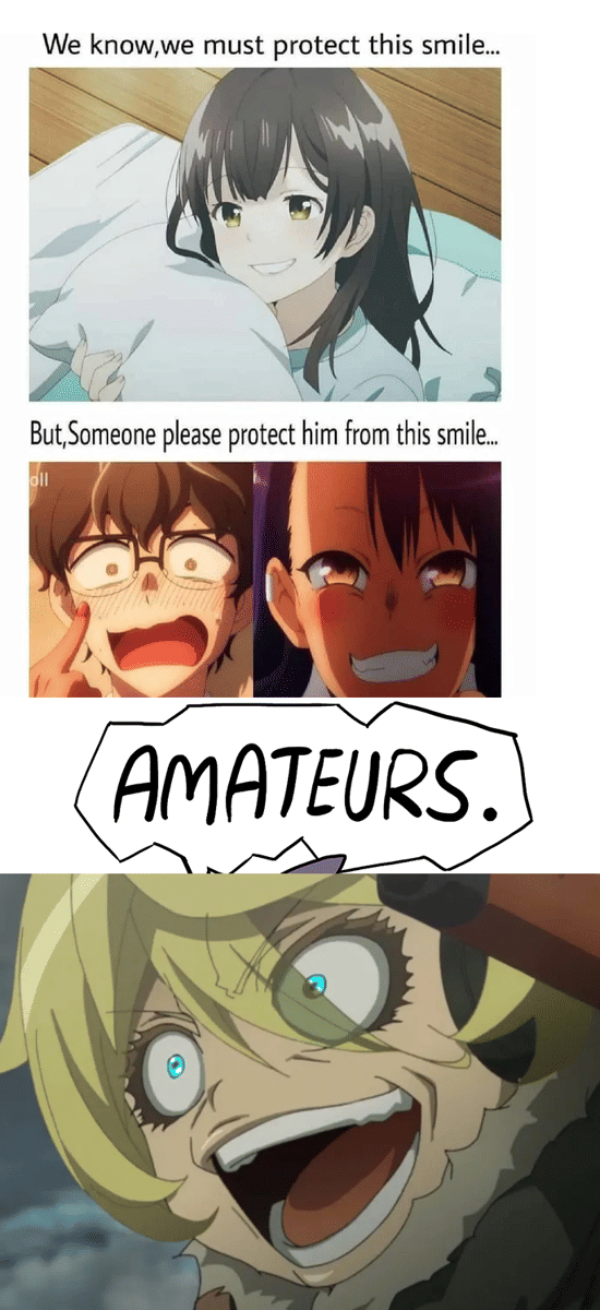 meme anime tentang ketawa jahat