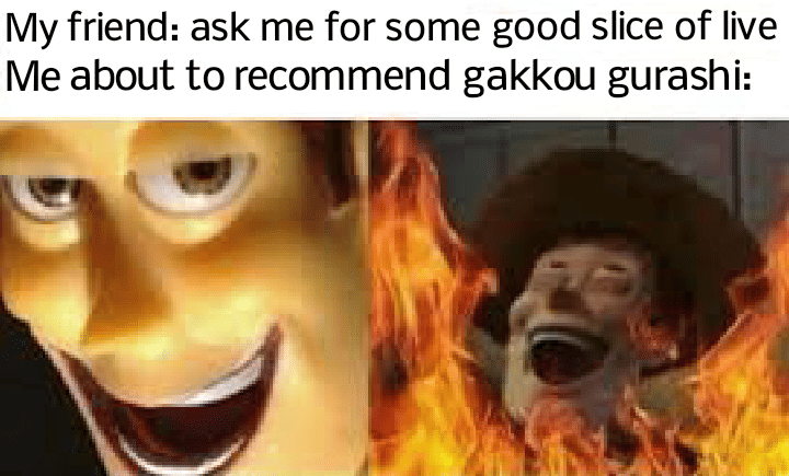 meme anime tentang ketawa jahat