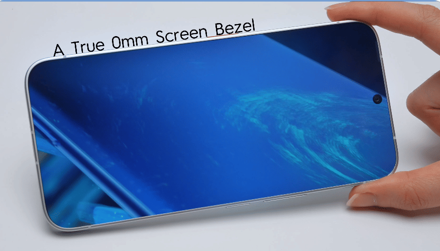 smartphone bezel 0 milimeter yang diusung oleh TECNO
