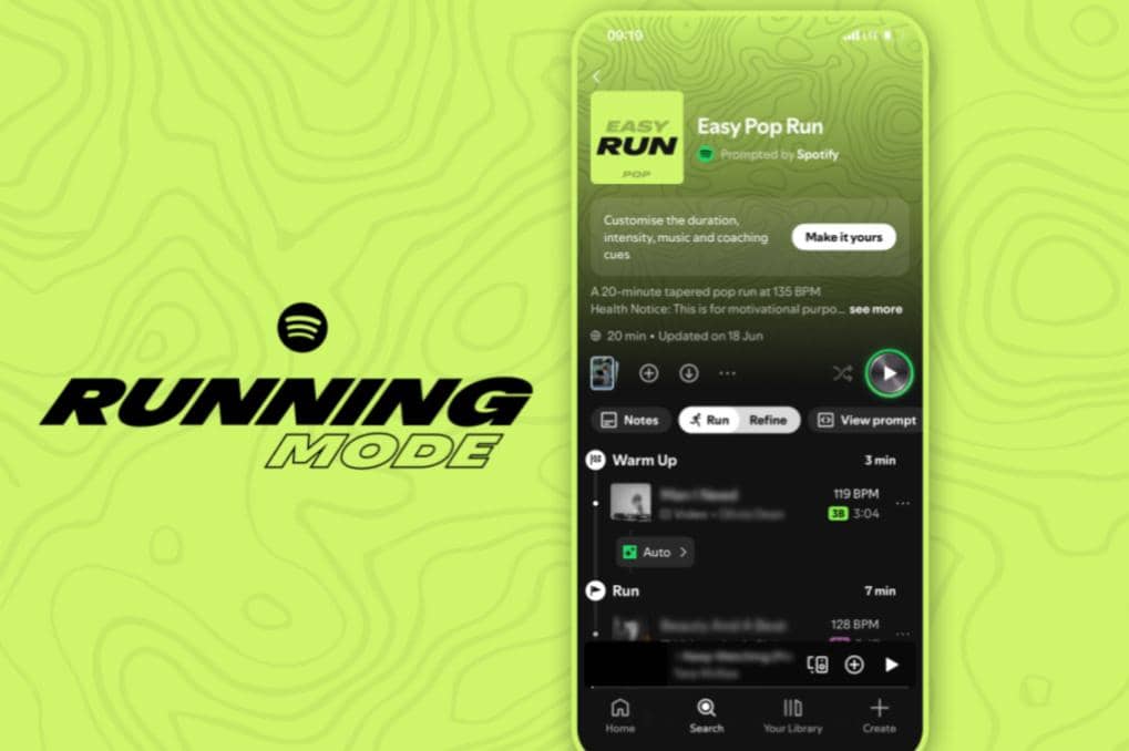 Spotify Rilis Running Mode, Playlist Otomatis Ikuti Tempo Lari