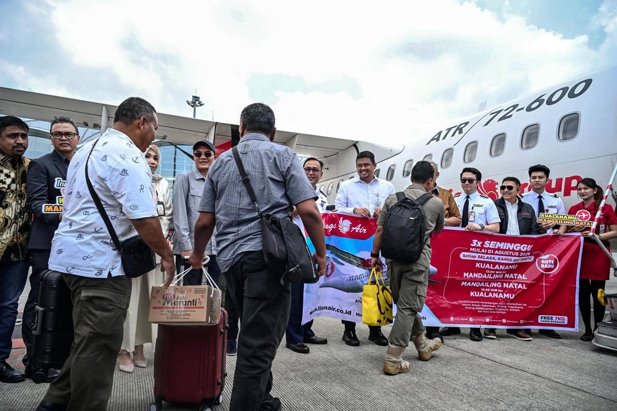 Wings Air Buka Rute Kualanamu-Madina, Pangkas Waktu Perjalanan