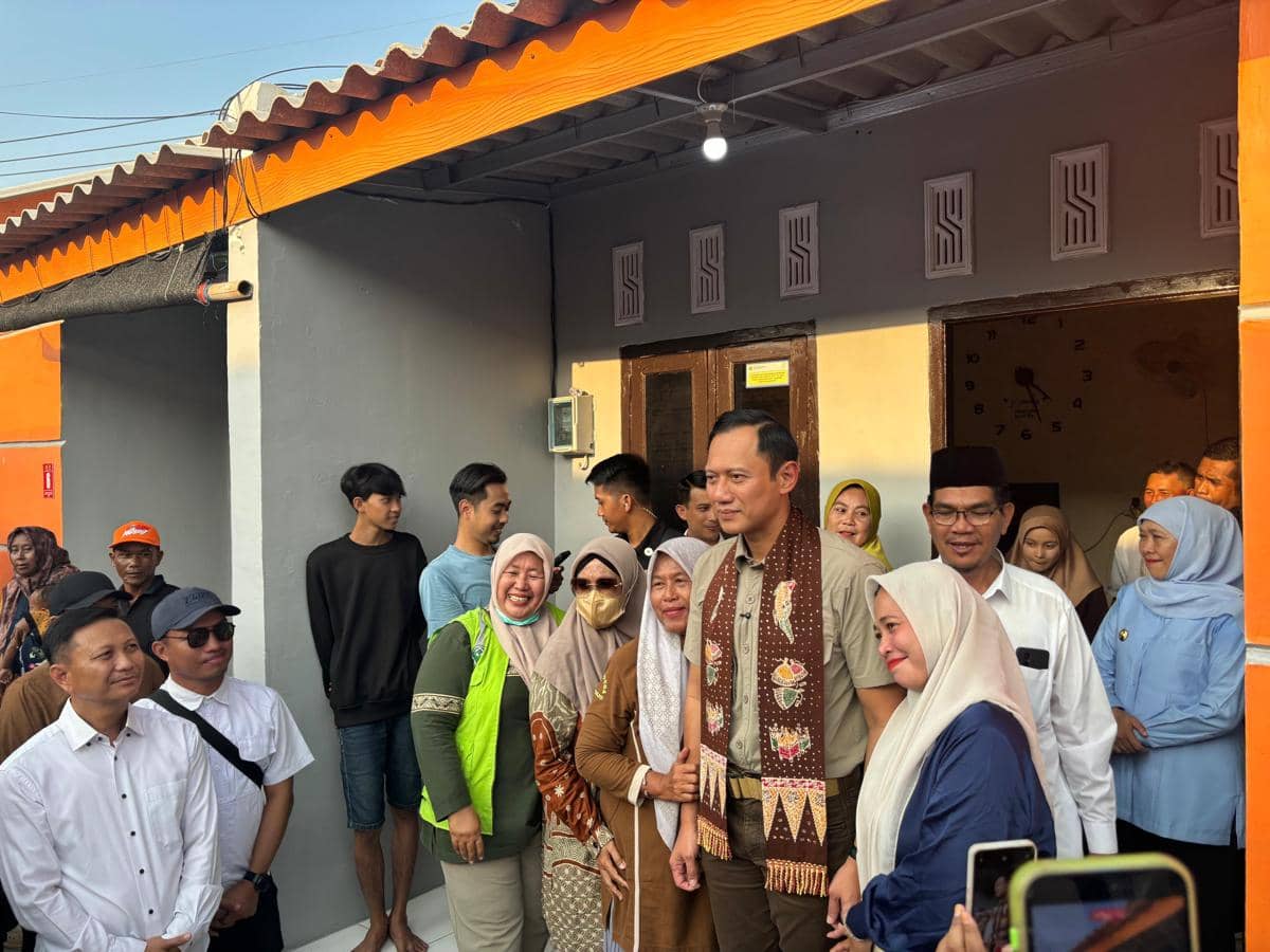 AHY Resmikan Penataan Kampung Kumuh 7,11 Hektare di Gresik