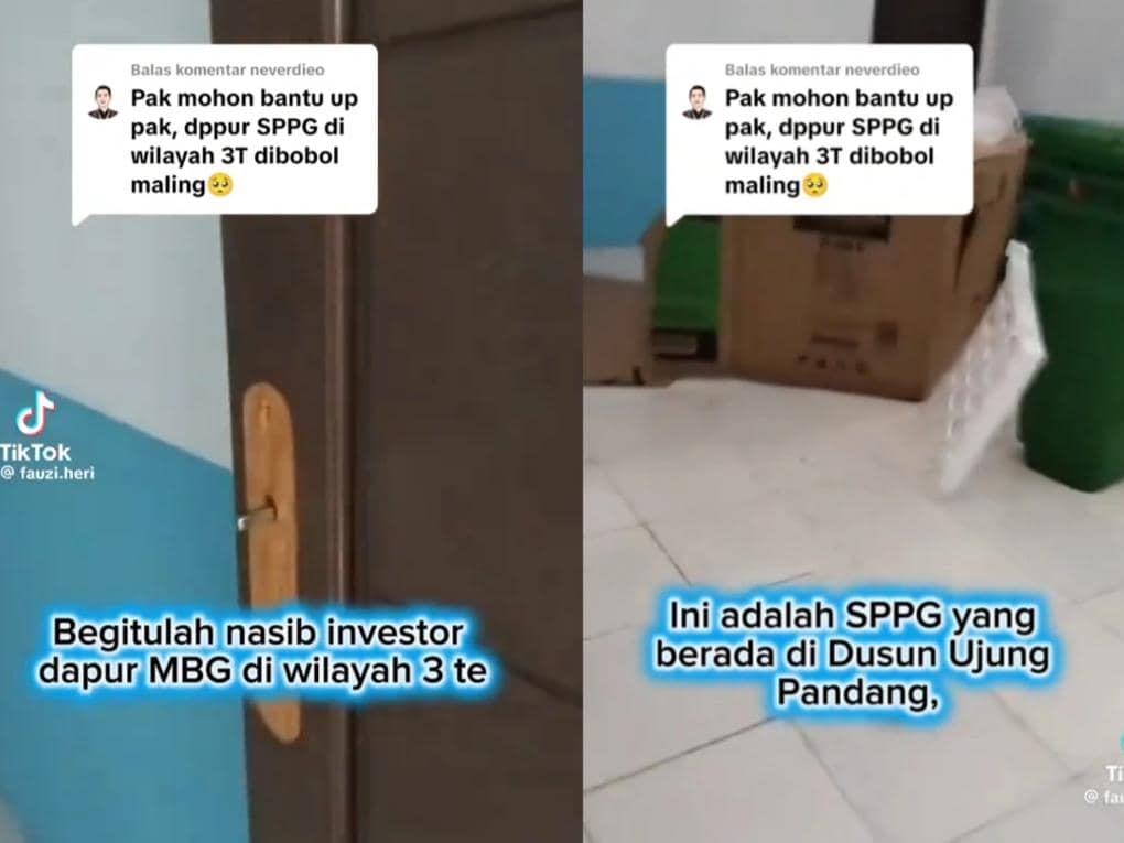 Viral! Dapur MBG di Pesibar Dibobol Maling, Genset hingga Freezer Raib