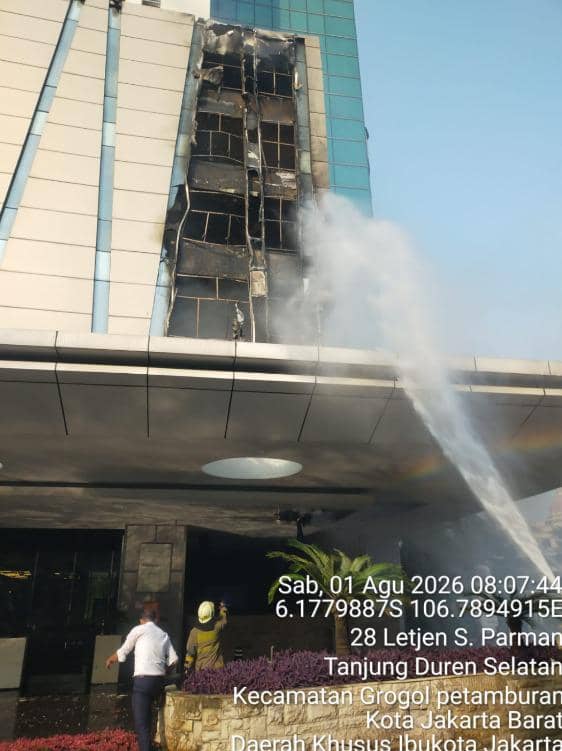 Kronologi Hotel Pullman Kebakaran, Petugas Hotel Cium Bau Asap di P5