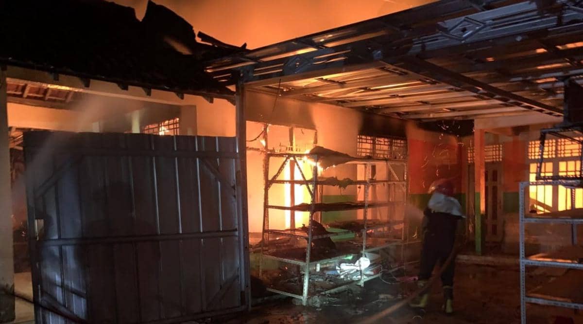 Kebakaran Rumah Difungsikan Gudang Swalayan, Kerugian Rp350 Juta