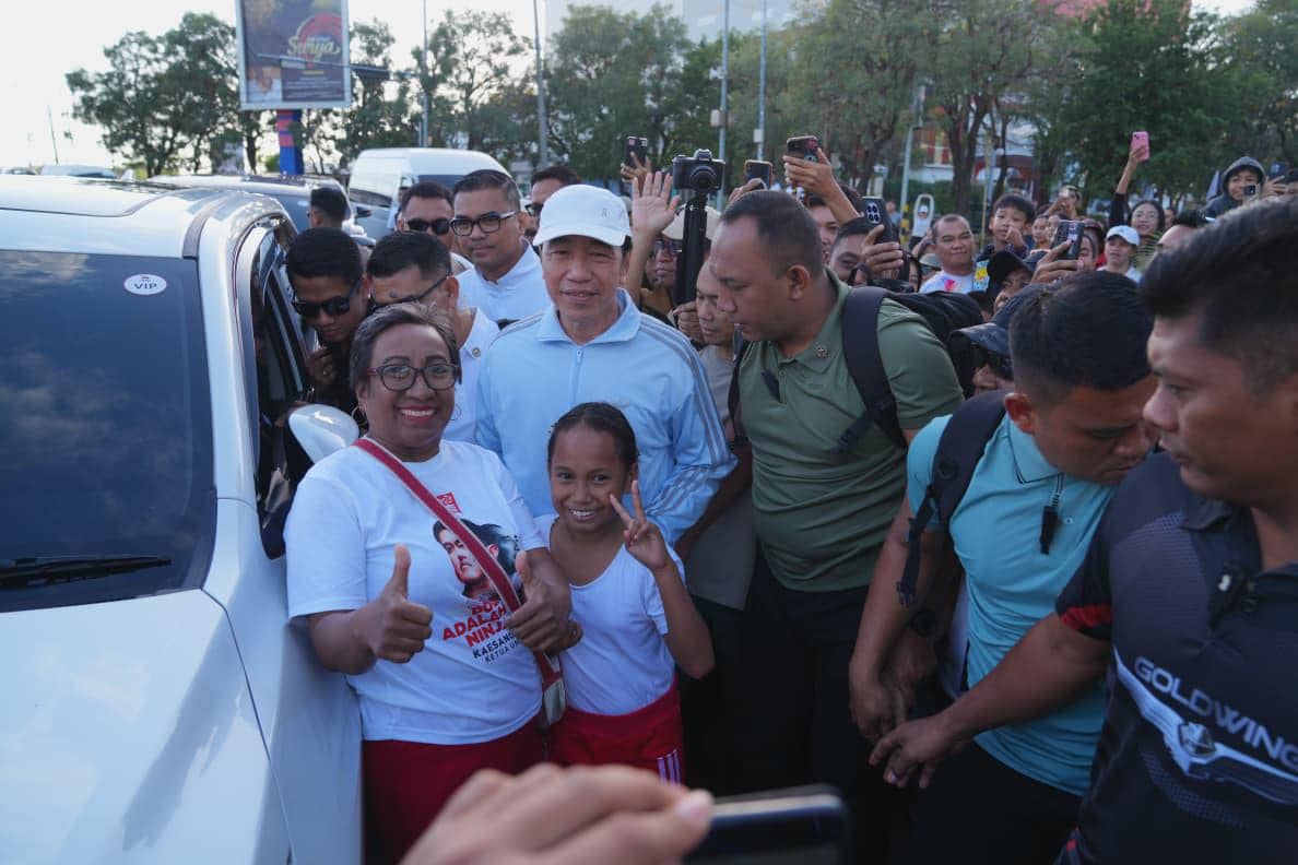 Jokowi CFD di Kupang