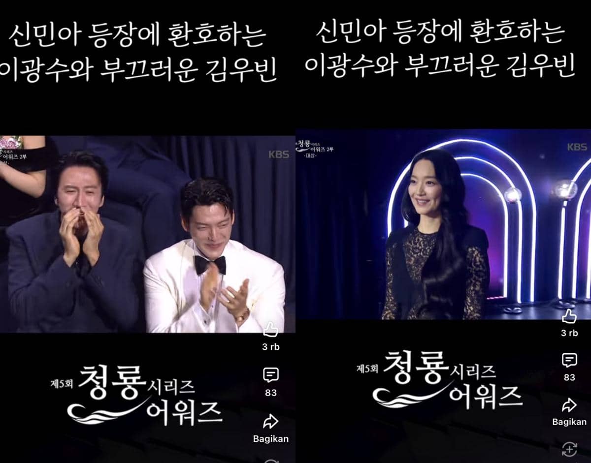Momen ikonik pada ajang Blue Dragon Series Awards 2026 yang diunggah KBS Entertainment di YouTube.