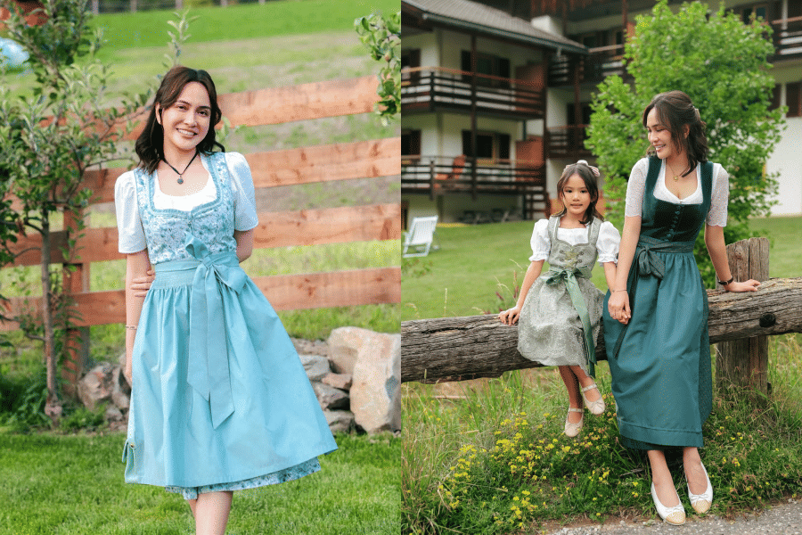 Gaya Shandy Aulia Mengenakan Dirndl, Pakaian Tradisional Jerman