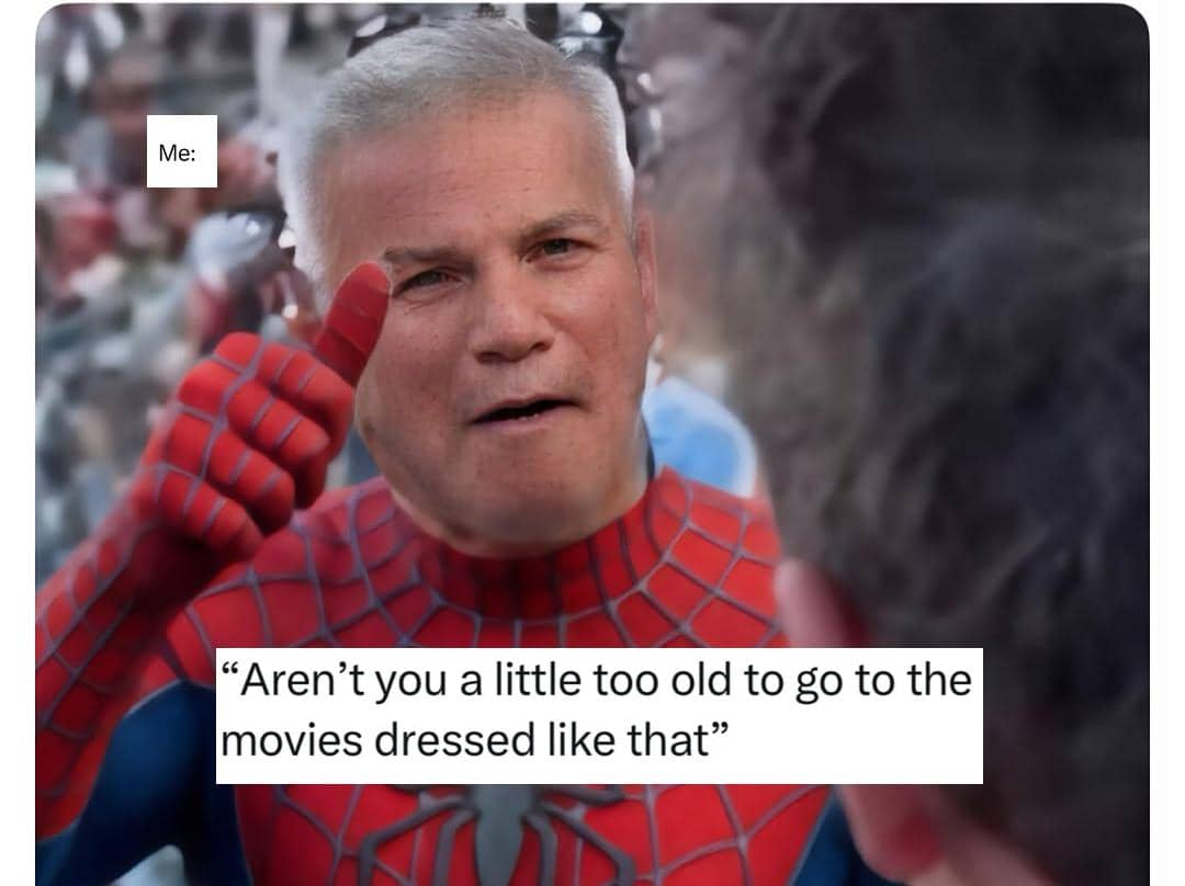 7 Meme Halu Jadi Spider-Man, Bangga Pakai Kostum Spidey