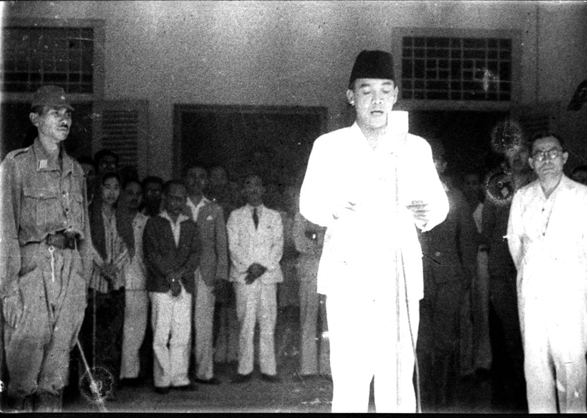 dokumentasi pembacaan Proklamasi