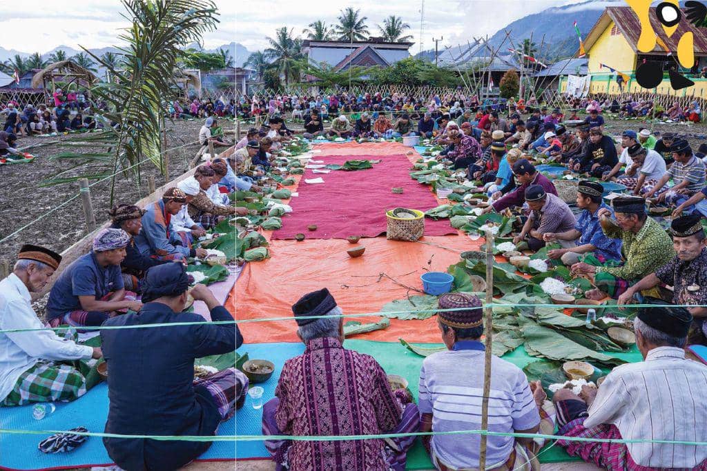 Suasana tradisi Mettoto yang menjadi salah satu kegiatan Festival Budaya Kaluppini 2022.