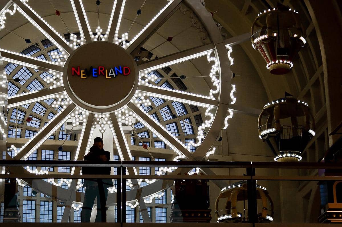 Taman hiburan Neverland di Abasto Shopping.