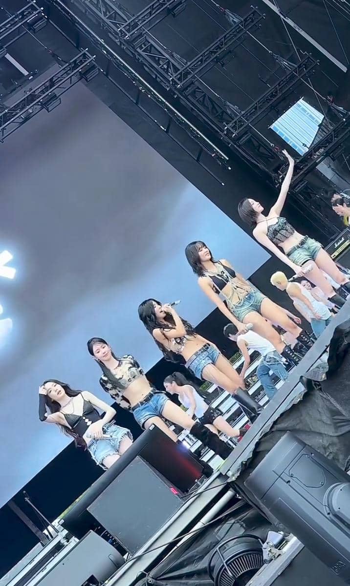 potret i-dle debut di Lollapalooza Chicago 2026